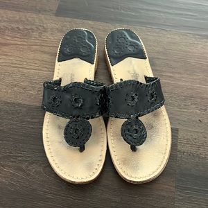 Black Jack Rogers Sandals
